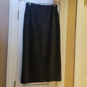 Gray (see last pic for texture) long pencil skirt